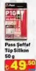 PASS ŞEFFAF TÜP SİLİKON 50 G PASS ŞEFFAF TÜP SİLİKON 50 G